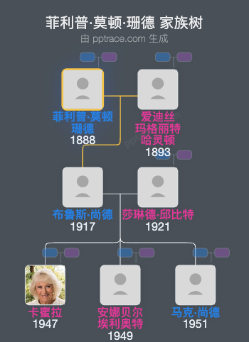 菲利普·莫顿·珊德家族树全览