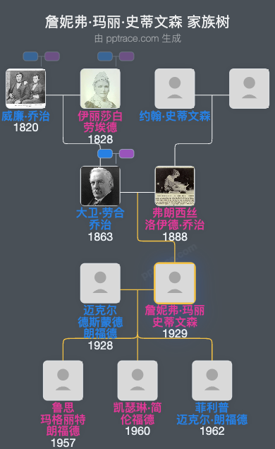 詹妮弗·玛丽·史蒂文森家族树全览