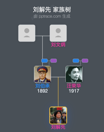 刘解先 家族树全览