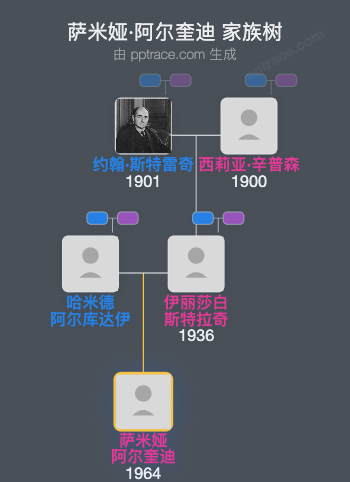 萨米娅·阿尔奎迪家族树全览