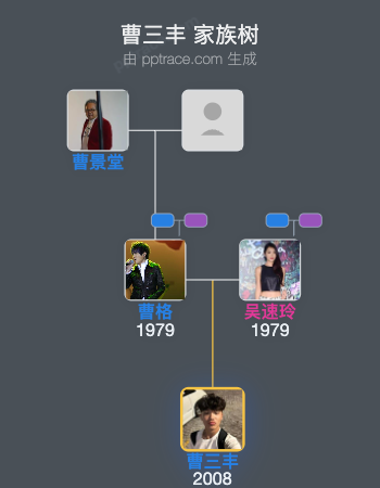 曹三丰 家族树全览