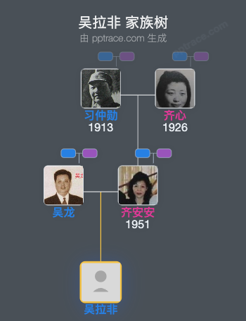 吴拉非 家族树全览