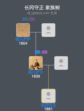 长冈守正家族树全览