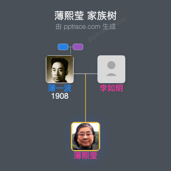 薄熙莹 家族树全览