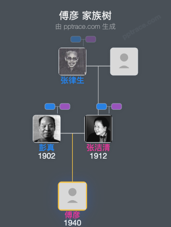 傅彦 家族树全览