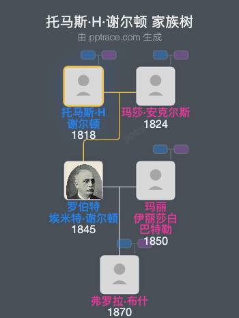 托马斯·H·谢尔顿家族树全览
