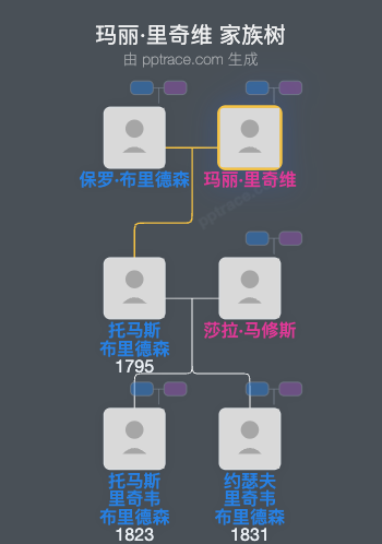玛丽·里奇维家族树全览