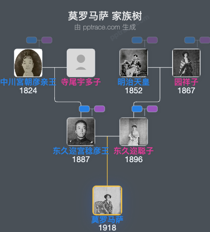 莫罗马萨家族树全览