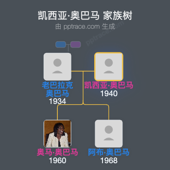 凯西亚·奥巴马 家族树全览