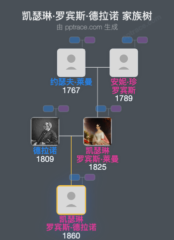 凯瑟琳·罗宾斯·德拉诺家族树全览