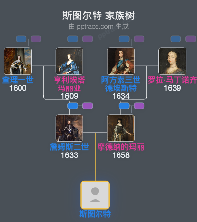斯图尔特家族树全览