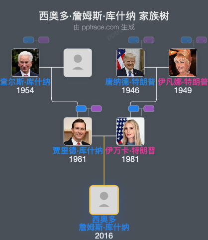 西奥多·詹姆斯·库什纳家族树全览