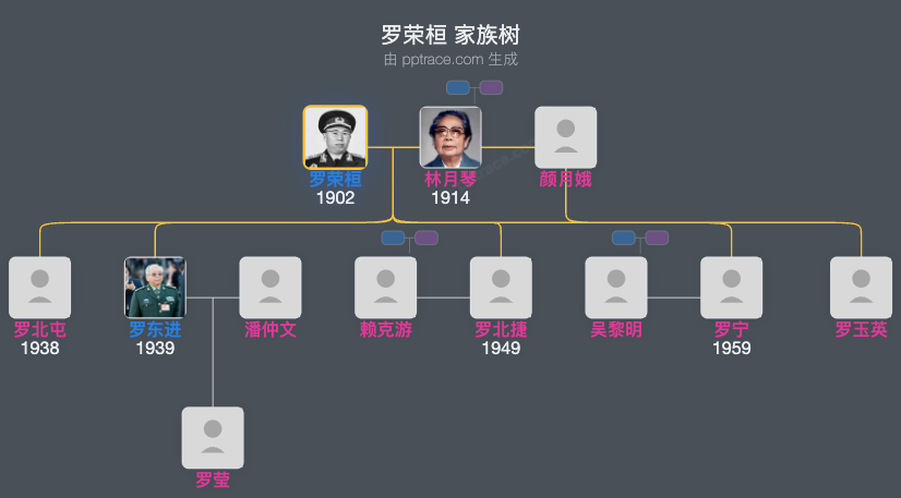 罗荣桓 家族树全览
