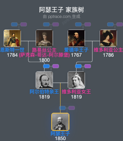 阿瑟王子 家族树全览