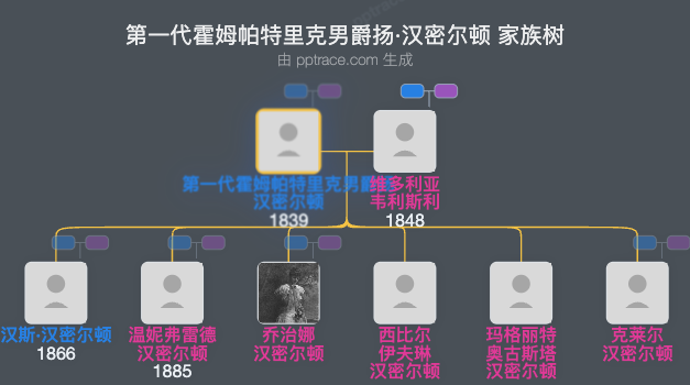 第一代霍姆帕特里克男爵扬·汉密尔顿家族树全览