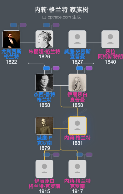内莉·格兰特家族树全览