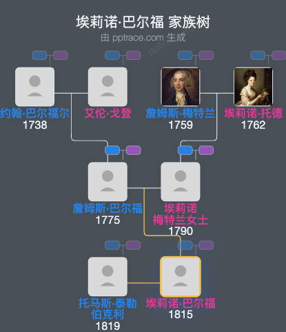 埃莉诺·巴尔福家族树全览