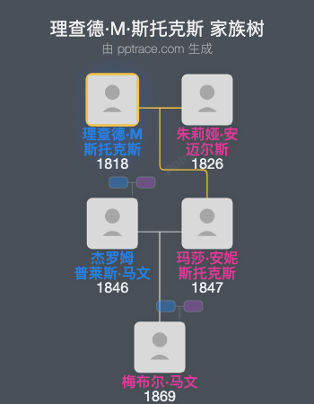 理查德·M·斯托克斯家族树全览