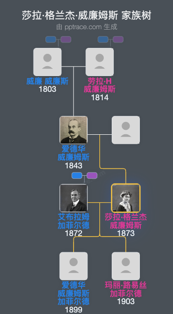 莎拉·格兰杰·威廉姆斯家族树全览