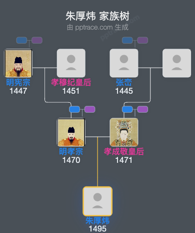 朱厚炜家族树全览