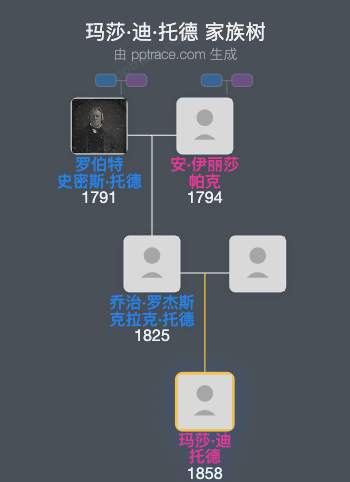 玛莎·迪·托德家族树全览