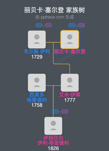 丽贝卡·塞尔登家族树全览
