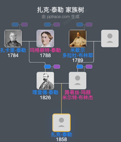 扎克·泰勒家族树全览