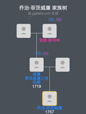 乔治·菲茨威廉家族树全览