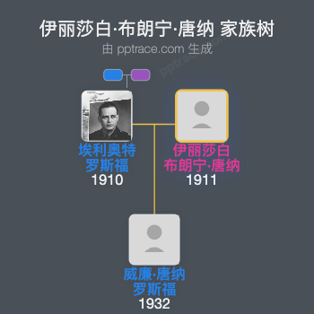 伊丽莎白·布朗宁·唐纳家族树全览