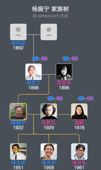 杨振宁家族树全览