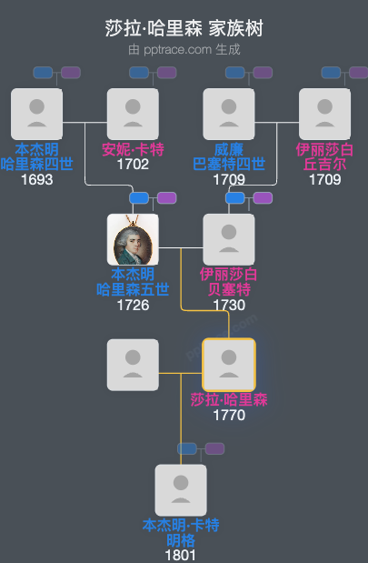 莎拉·哈里森家族树全览