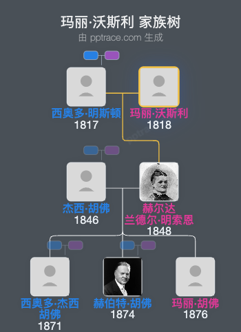 玛丽·沃斯利家族树全览