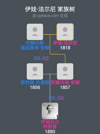 伊娃·法尔尼家族树全览