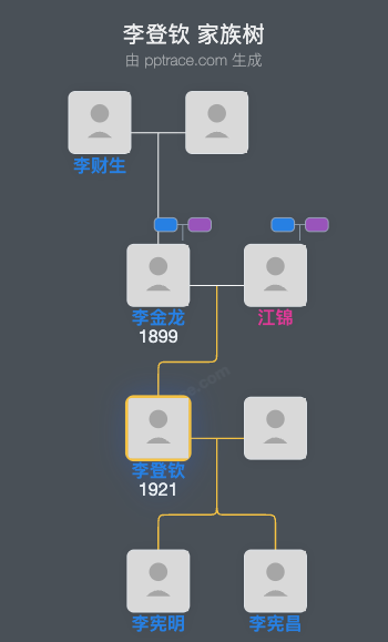 李登钦家族树全览