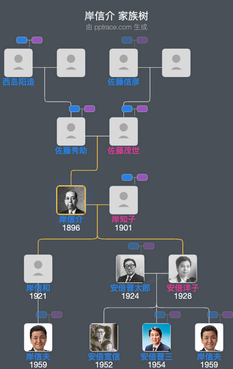 岸信介家族树全览