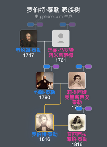 罗伯特·泰勒家族树全览