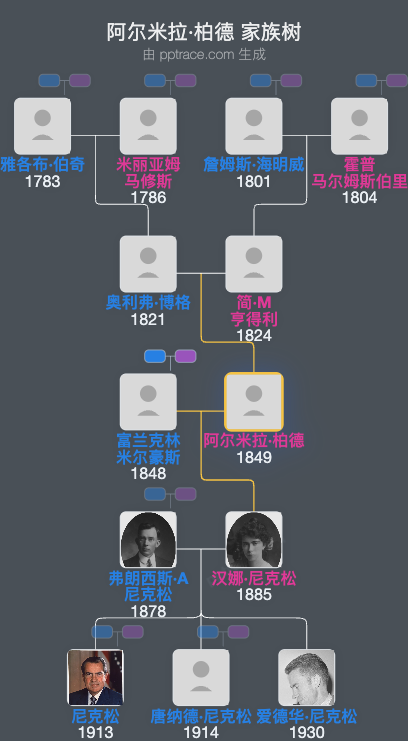 阿尔米拉·柏德家族树全览