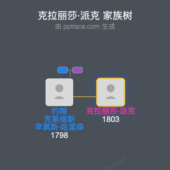 克拉丽莎·派克家族树全览