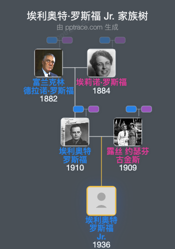 埃利奥特·罗斯福 Jr.家族树全览
