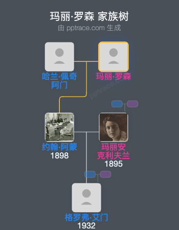 玛丽·罗森家族树全览