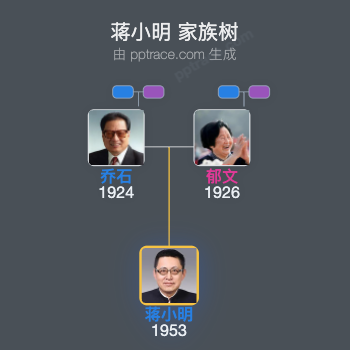 蒋小明 家族树全览