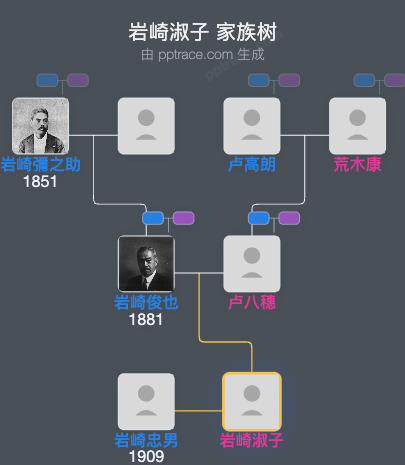 岩崎淑子家族树全览