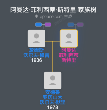 阿曼达·菲利西蒂·斯特里家族树全览