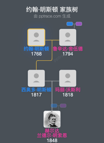 约翰·明斯顿家族树全览