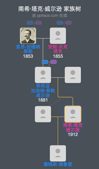 南希·塔克·威尔逊家族树全览