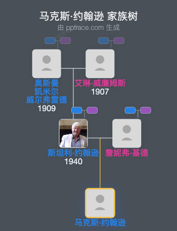 马克斯·约翰逊家族树全览