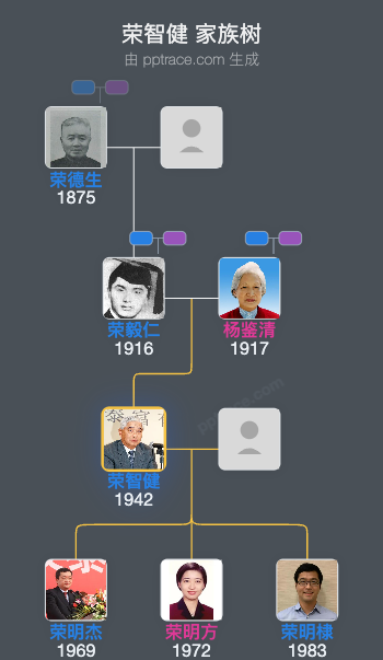 荣智健 家族树全览