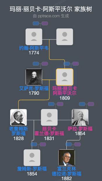 玛丽·丽贝卡·阿斯平沃尔家族树全览