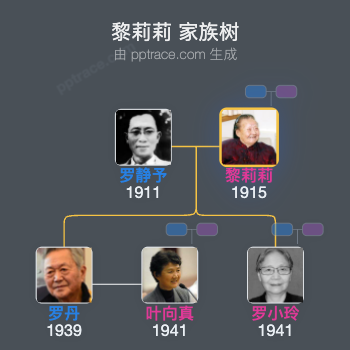 黎莉莉 家族树全览