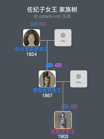 佐纪子女王家族树全览